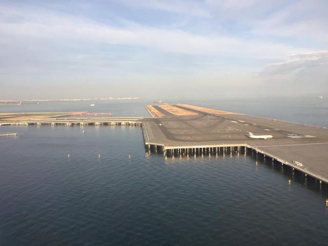 羽田空港 ｄ滑走路 ａ滑走路への進入時に窓から撮影しました 土木ウォッチング